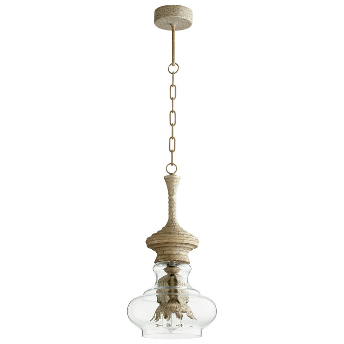 Myhouse Lighting Cyan - 08465 - One Light Pendant - Sawyer'S White Wash