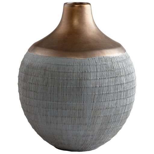Myhouse Lighting Cyan - 09004 - Vase - Charcoal Grey And Bronze