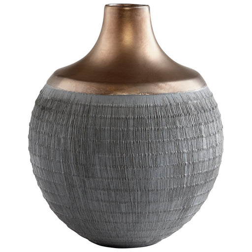 Myhouse Lighting Cyan - 09005 - Vase - Charcoal Grey And Bronze
