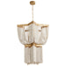 Myhouse Lighting Cyan - 09260 - Three Light Pendant - Tinted Gold Leaf