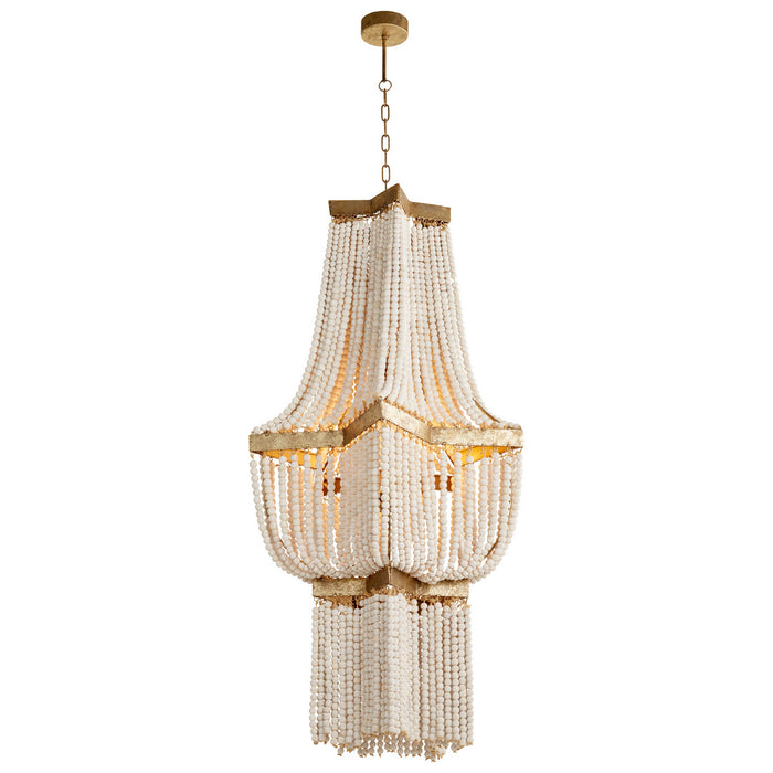 Myhouse Lighting Cyan - 09261 - Three Light Pendant - Tinted Gold Leaf