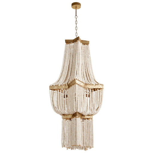 Myhouse Lighting Cyan - 09261 - Three Light Pendant - Tinted Gold Leaf