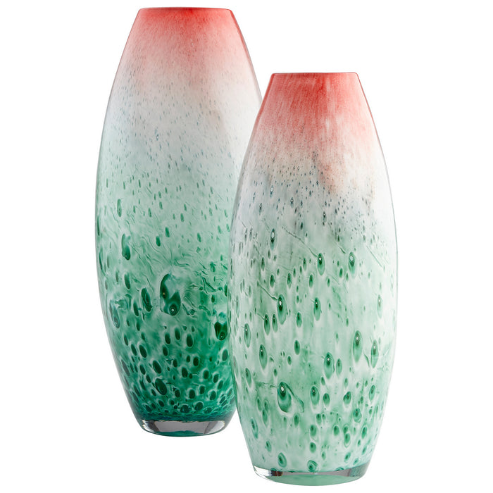 Myhouse Lighting Cyan - 09464 - Vase - Red And Green