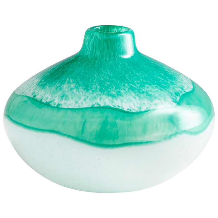Myhouse Lighting Cyan - 09519 - Vase - Turquoise/White