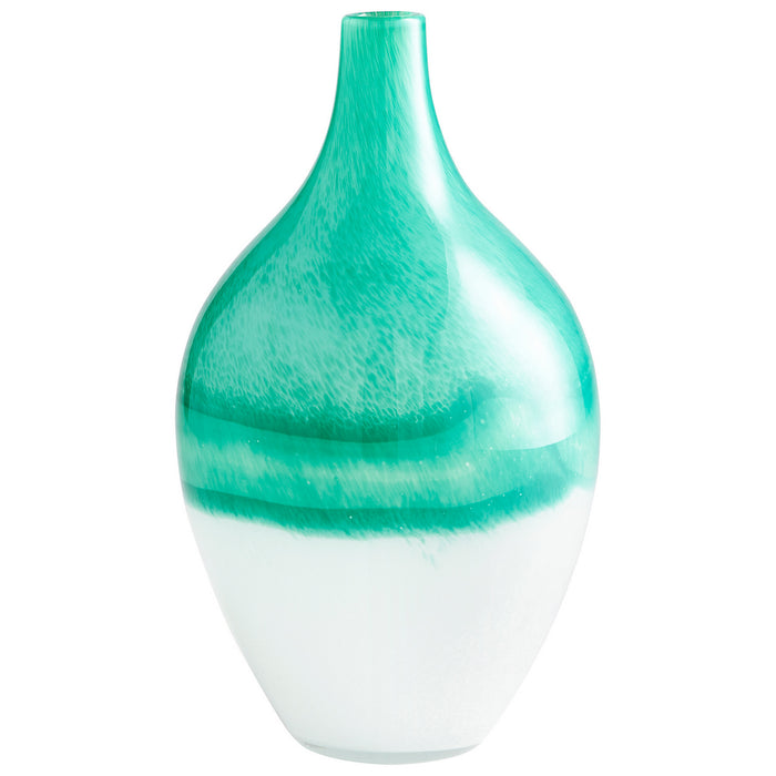 Myhouse Lighting Cyan - 09521 - Vase - Turquoise/White