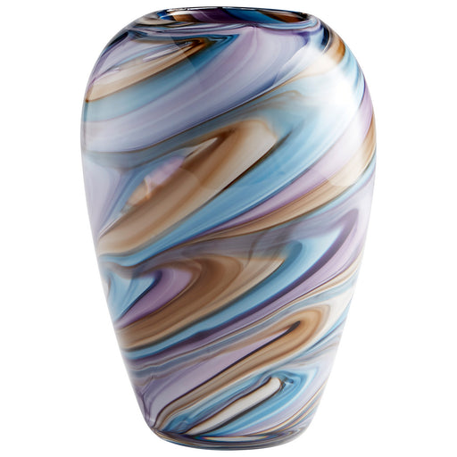 Myhouse Lighting Cyan - 09523 - Vase - Sky Blue Cafe Swirl