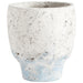 Myhouse Lighting Cyan - 09608 - Planter - Antique White Blue Accents
