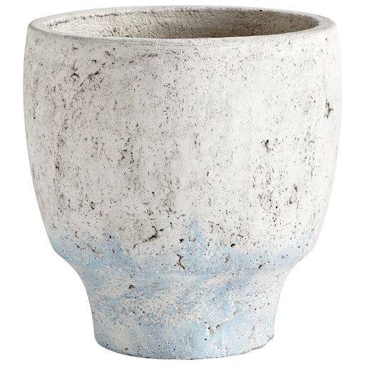 Myhouse Lighting Cyan - 09609 - Planter - Antique White Blue Accents