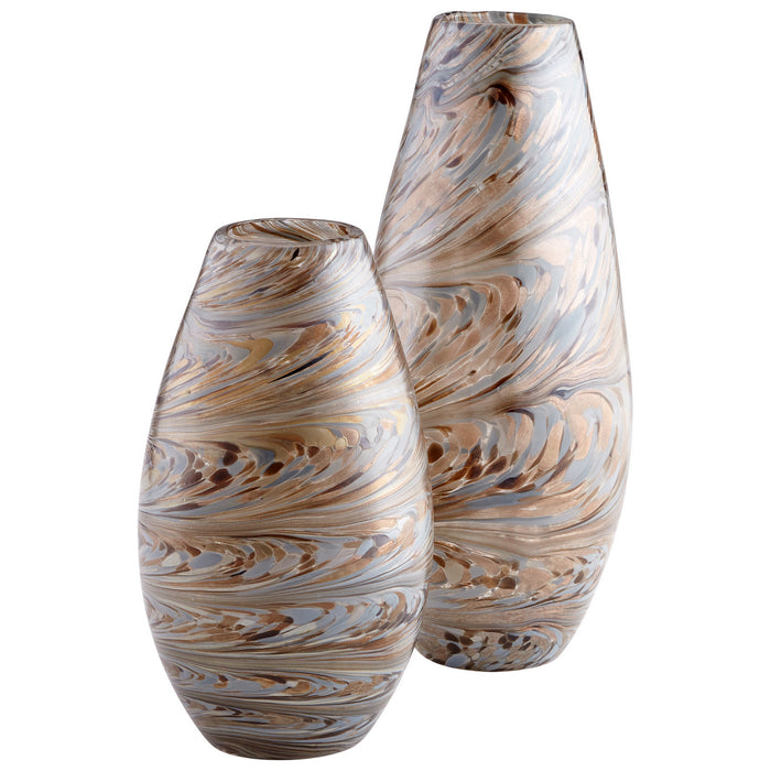 Myhouse Lighting Cyan - 09646 - Vase - Metallic Sand Swirl