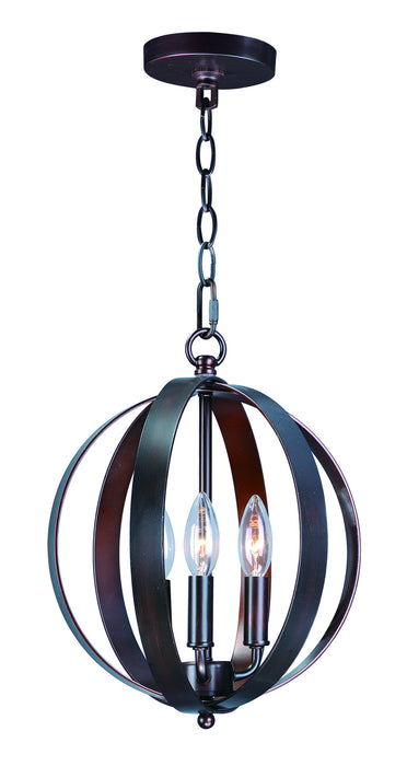 Myhouse Lighting Maxim - 10030OI - Three Light Chandelier - Provident - Oil Rubbed Bronze