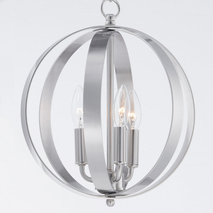 Myhouse Lighting Maxim - 10030SN - Three Light Chandelier - Provident - Satin Nickel
