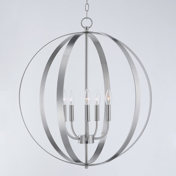 Myhouse Lighting Maxim - 10032SN - Five Light Chandelier - Provident - Satin Nickel