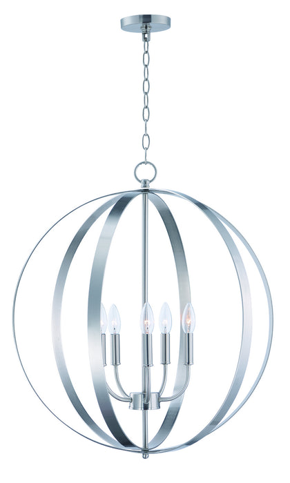 Myhouse Lighting Maxim - 10032SN - Five Light Chandelier - Provident - Satin Nickel