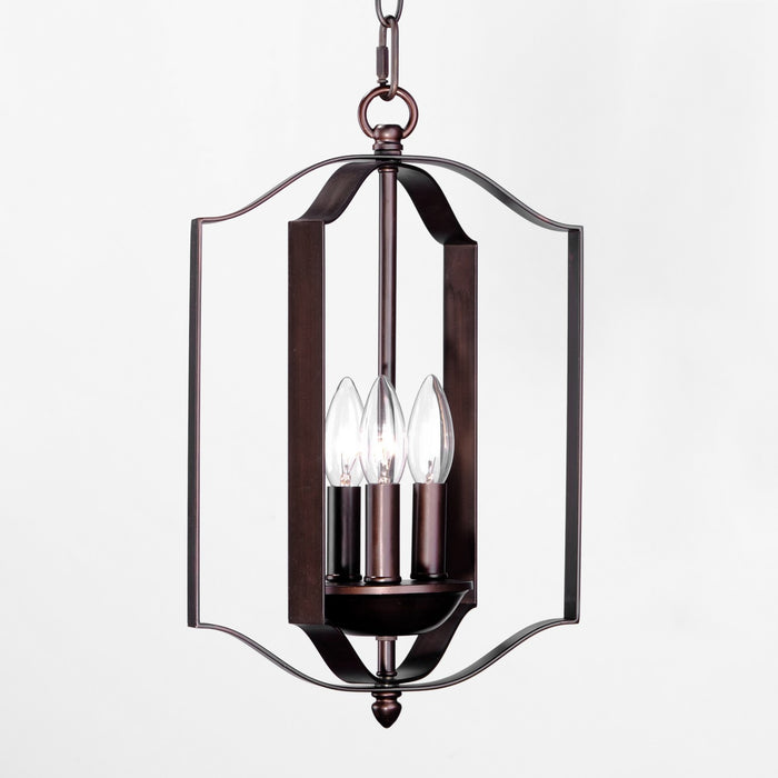 Myhouse Lighting Maxim - 10035OI - Three Light Chandelier - Provident - Oil Rubbed Bronze