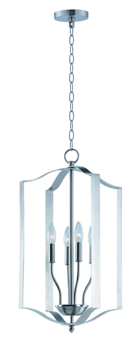 Myhouse Lighting Maxim - 10036SN - Four Light Chandelier - Provident - Satin Nickel