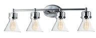 Myhouse Lighting Maxim - 26114CDPC - Four Light Bath Vanity - Seafarer - Polished Chrome