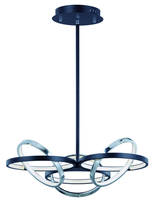 Myhouse Lighting ET2 - E24787-BKPC - LED Pendant - Gyro II - Black / Polished Chrome