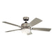 Myhouse Lighting Kichler - 300457NI - 52"Ceiling Fan - Leeds - Brushed Nickel