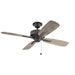 Myhouse Lighting Kichler - 310152WZC - 52"Ceiling Fan - Eads - Weathered Zinc