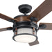 Myhouse Lighting Kichler - 310170AUB - 60"Ceiling Fan - Ahrendale - Auburn Stained Finish