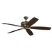 Myhouse Lighting Kichler - 310206WCP - 70"Ceiling Fan - Monarch - Weathered Copper Powder Coat