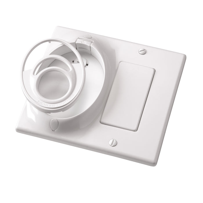 Myhouse Lighting Kichler - 370011WH - Dual Gang CoolTouch Wall Plate - Accessory - White Material (Not Painted)