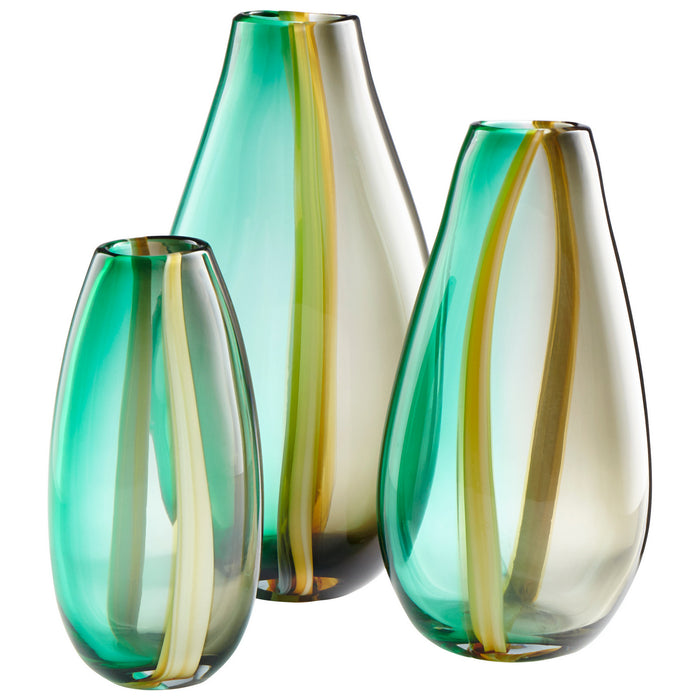 Myhouse Lighting Cyan - 09176 - Vase - Green And Yellow