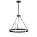 Myhouse Lighting Quoizel - ATH5006K - Six Light Chandelier - Anthem - Mystic Black