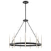 Myhouse Lighting Quoizel - ATH5009K - Nine Light Chandelier - Anthem - Mystic Black