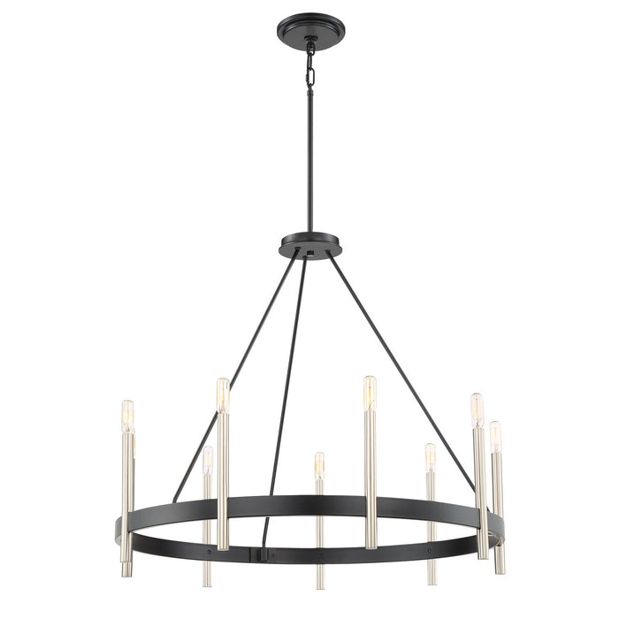 Myhouse Lighting Quoizel - ATH5009K - Nine Light Chandelier - Anthem - Mystic Black