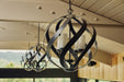 Myhouse Lighting Quoizel - BMS2820OK - Four Light Pendant - Blacksmith - Old Black Finish