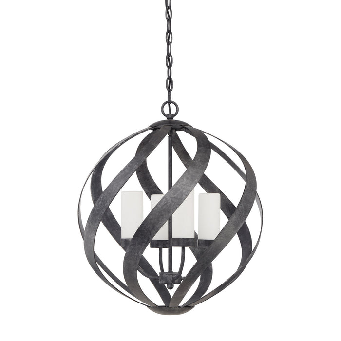 Myhouse Lighting Quoizel - BMS2820OK - Four Light Pendant - Blacksmith - Old Black Finish