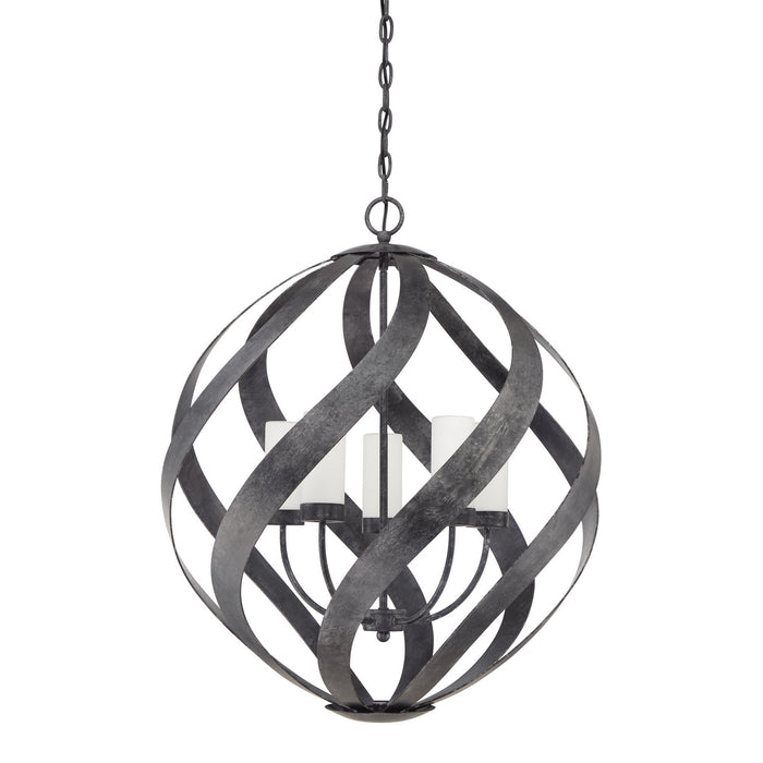 Myhouse Lighting Quoizel - BMS2826OK - Five Light Pendant - Blacksmith - Old Black Finish