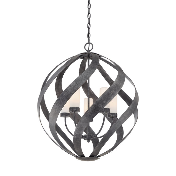 Myhouse Lighting Quoizel - BMS2826OK - Five Light Pendant - Blacksmith - Old Black Finish