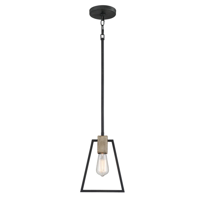 Myhouse Lighting Quoizel - BRT1507GK - One Light Mini Pendant - Brockton - Grey Ash