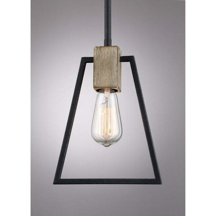 Myhouse Lighting Quoizel - BRT1507GK - One Light Mini Pendant - Brockton - Grey Ash