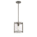 Myhouse Lighting Quoizel - FTS1509MM - One Light Mini Pendant - Fortress - Mottled Silver