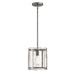 Myhouse Lighting Quoizel - FTS1509MM - One Light Mini Pendant - Fortress - Mottled Silver