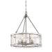 Myhouse Lighting Quoizel - FTS2821MM - Five Light Pendant - Fortress - Mottled Silver