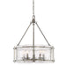 Myhouse Lighting Quoizel - FTS2821MM - Five Light Pendant - Fortress - Mottled Silver