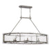 Myhouse Lighting Quoizel - FTS638MM - Six Light Island Chandelier - Fortress - Mottled Silver