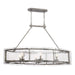 Myhouse Lighting Quoizel - FTS638MM - Six Light Island Chandelier - Fortress - Mottled Silver