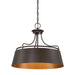 Myhouse Lighting Quoizel - FV2824WT - Four Light Pendant - Fairview - Western Bronze