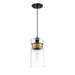 Myhouse Lighting Quoizel - GTG1506K - One Light Mini Pendant - Gathering - Mystic Black