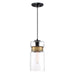 Myhouse Lighting Quoizel - GTG1506K - One Light Mini Pendant - Gathering - Mystic Black