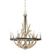 Myhouse Lighting Quoizel - JR5006EK - Six Light Chandelier - Journey - Earth Black