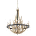 Myhouse Lighting Quoizel - JR5006EK - Six Light Chandelier - Journey - Earth Black