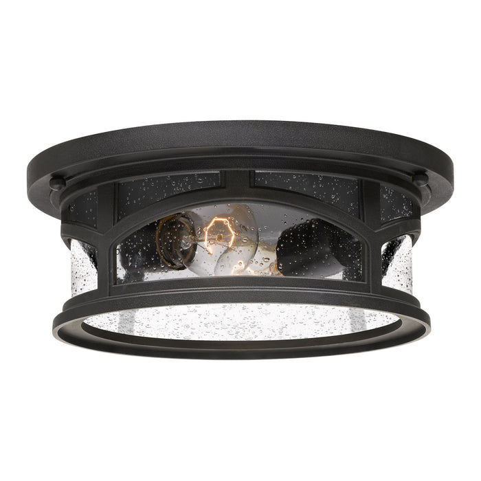 Myhouse Lighting Quoizel - MBH1613K - Two Light Outdoor Flush Mount - Marblehead - Mystic Black