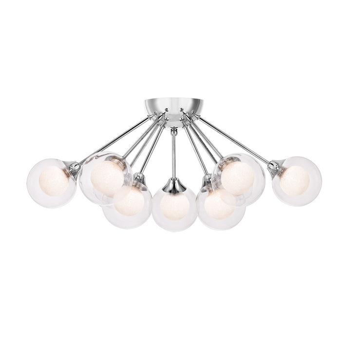 Myhouse Lighting Quoizel - PCSB1722C - Nine Light Semi Flush Mount - Spellbound - Polished Chrome