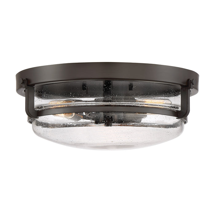 Myhouse Lighting Quoizel - QF3411PN - Three Light Flush Mount - Outpost - Palladian Bronze